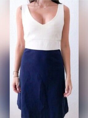 J. Crew color block ponte dress size 6